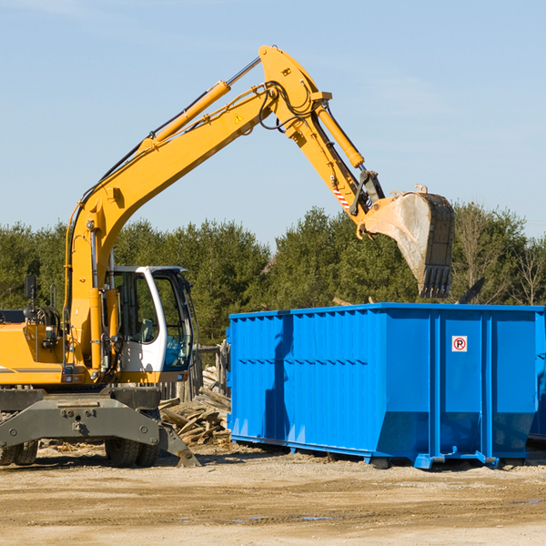 are there any additional fees associated with a residential dumpster rental in South Canal